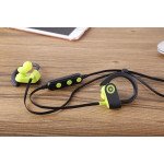 Wholesale Power Sports Hook Over Ear Bluetooth Stereo Headset BT007 (Green)